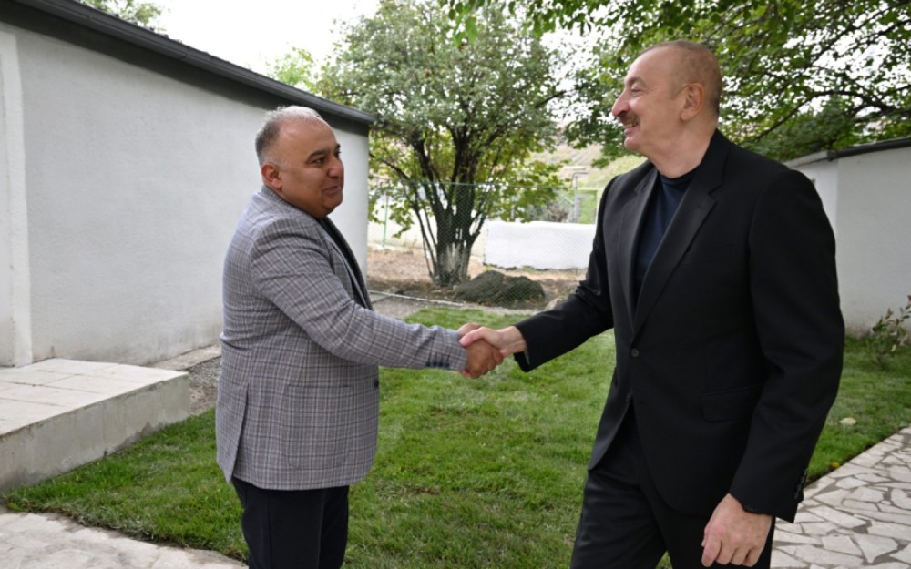 İlham Əliyev Şuşakənd kəndində oldu -FOTOLAR